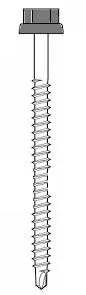 Zacrovis bois 6.5x100 ETANCO - Tête ral 7037 gris poussière - 100 pièces - 551226321            