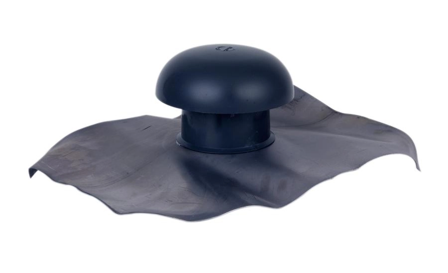 Chapeau de ventilation simple Ardoise Ø80 mm NICOLL - CD8
