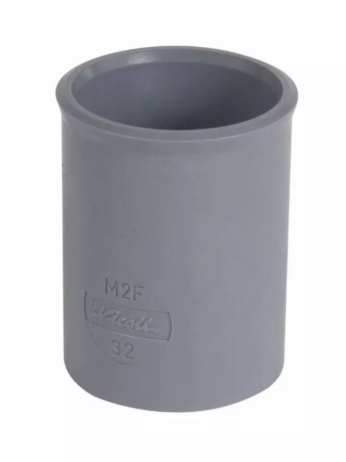 Manchon FF NICOLL - PVC gris - Ø 100 mm - M2T