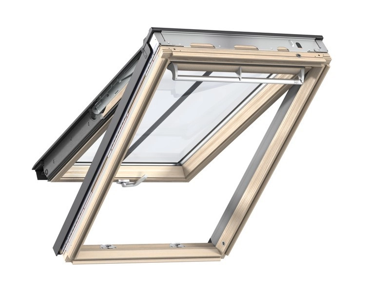 Fenêtre de toit VELUX à projection - Tout confort - Finition bois - 78 x 140 cm - GPL MK08 3057 