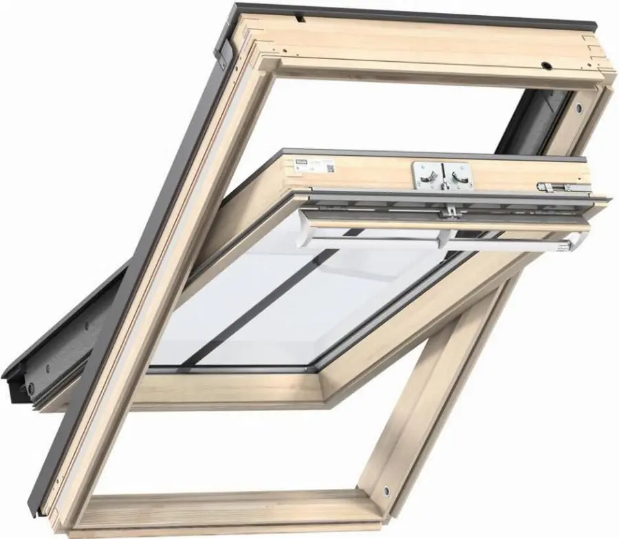 Fenêtre de toit VELUX à rotation 78x98 cm - Tout confort Bois - GGL MK04 3057 