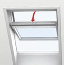 Fenêtre de toit VELUX à rotation - Confort - Finition blanche - GGU CK02 0076 55x78             