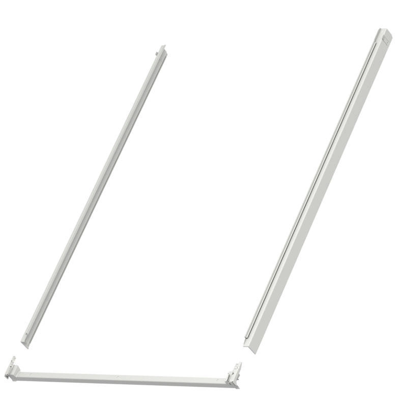 Kit profilés latéraux et traverse basse VELUX 114x118cm gris pour fenêtre de toit - ZWC SK06 0000
