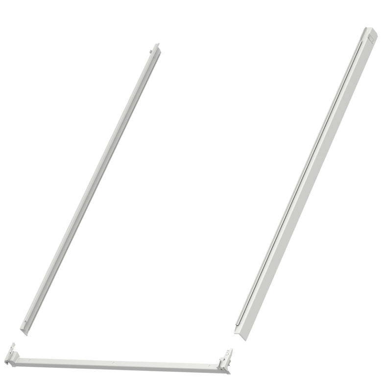 Kit profilés latéraux et traverse basse VELUX 134x98cm gris pour fenêtre de toit - ZWC UK04 0000          