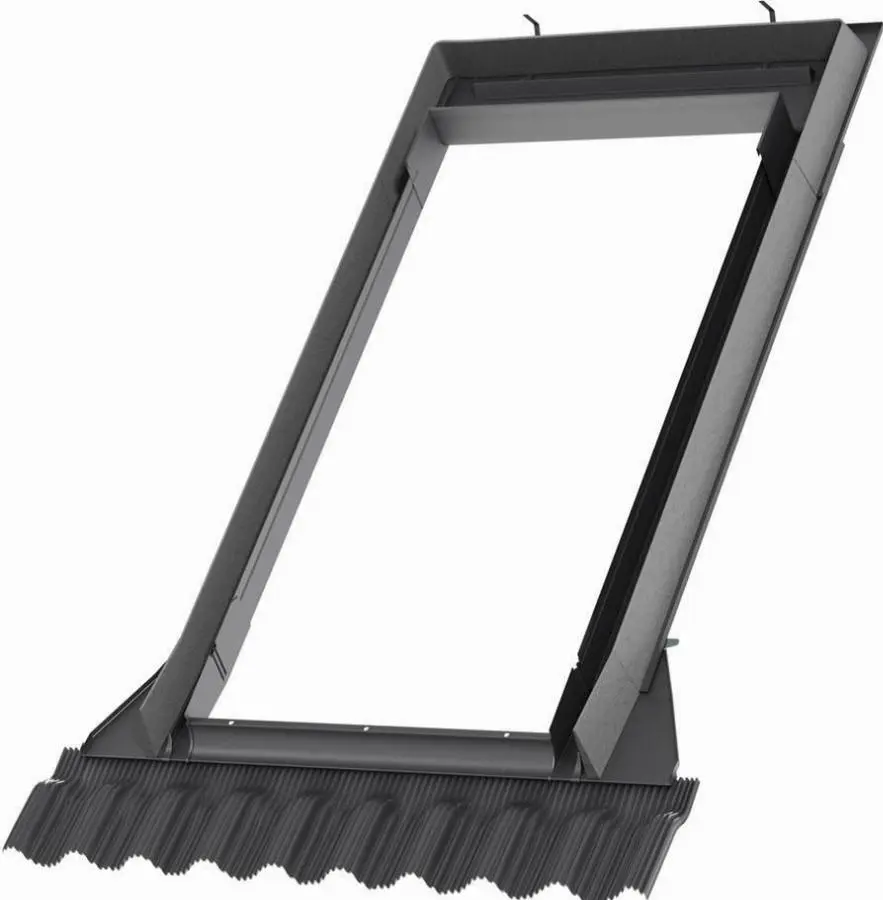 Raccord de remplacement Gris 55x98 cm VELUX jusqu'à 120 mm de relief - EW CK04 0000