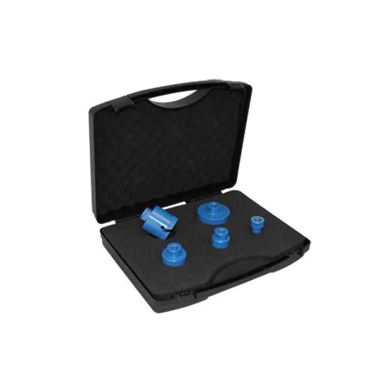 Coffret couronne DIAM INDUSTRIES M14 Ø 20, 35, 45, 55 et 68 mm + adaptateur - SX-2500