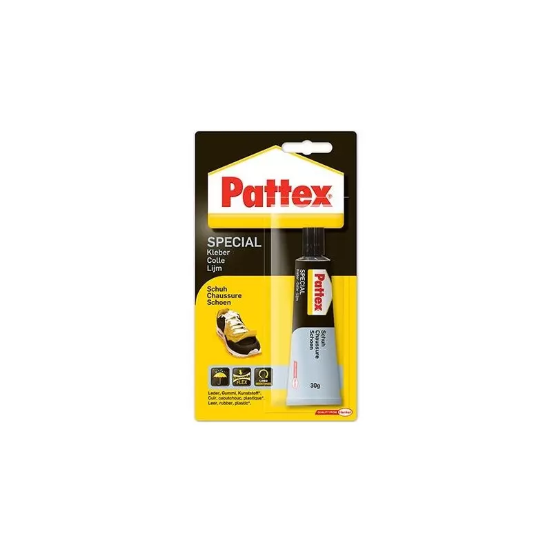 PATTEX Colle Spécialités Matériaux Chaussures Tube 30g - HENKEL - 2931992 PATTEX Colle Spécialités Matériaux Chaussures Tube 30g - HENKEL - 2931992
