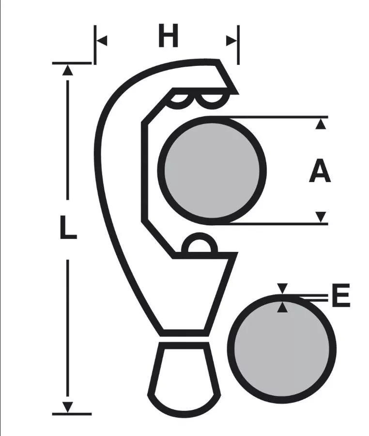Coupe-tube acier Ø 21-60 mm VIRAX - 210120 Coupe-tube acier Ø 21-60 mm VIRAX - 210120