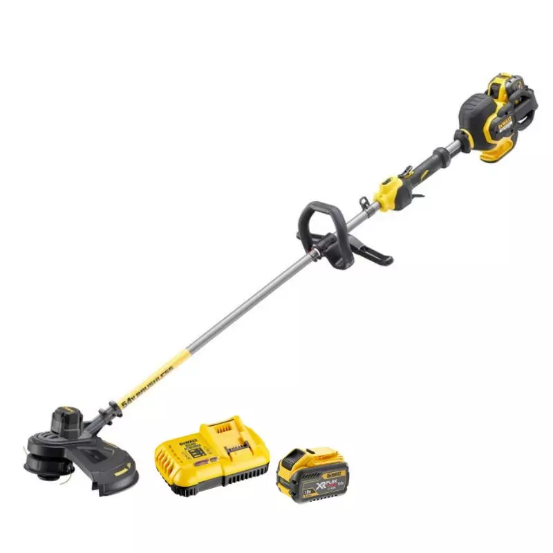 Coupe bordures débroussailleuse 54 V XR 38 cm FLEXVOLT - DEWALT - avec 1 batterie  54V 9,0Ah - chargeur - DCM571X1