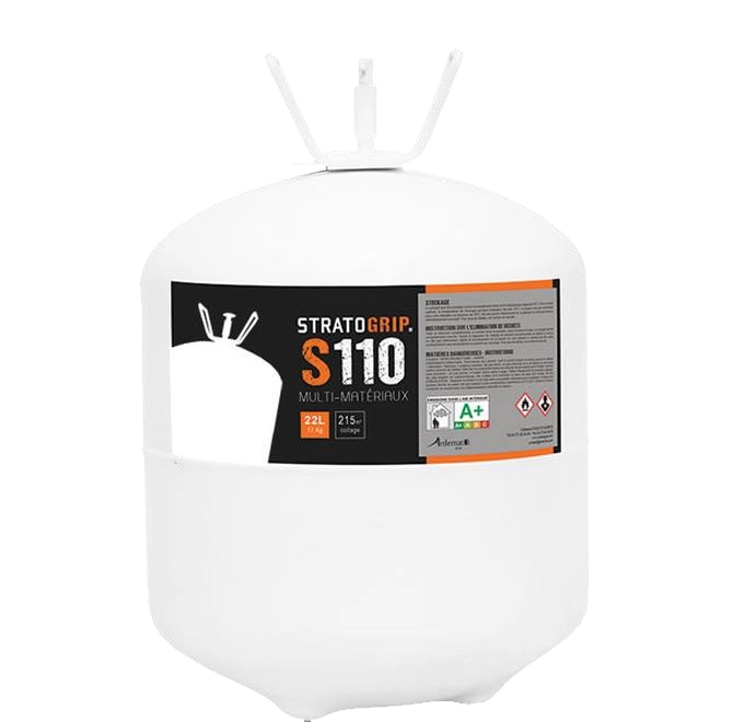 Bonbonne de colle premium S110 ARDEMAT - STRATOGRIP - 22 litres - 17.25 kg- S110 Bonbonne de colle premium S110 ARDEMAT - STRATOGRIP - 22 litres - 17.25 kg- S110
