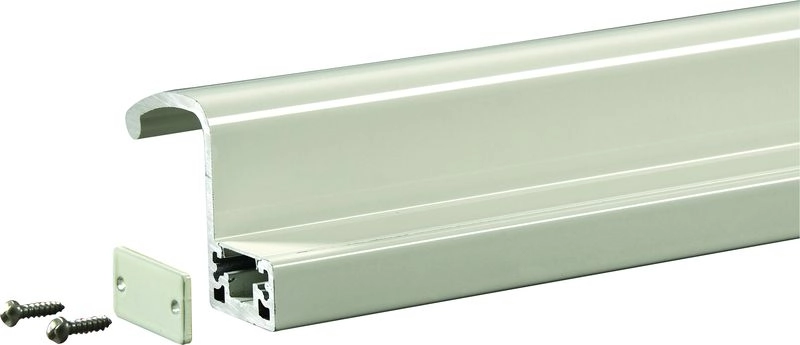 Profil poignée de tirage interne 2500 mm GROOM pour GRS300 - Blanc 9010 - GRS398007