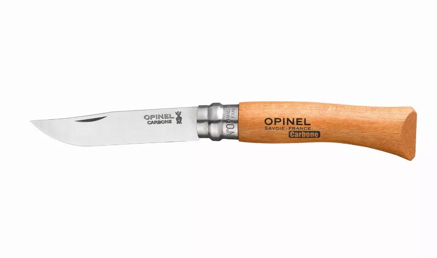 Couteau OPINEL N°7 Lame Carbone avec bague de sécurité - 113070