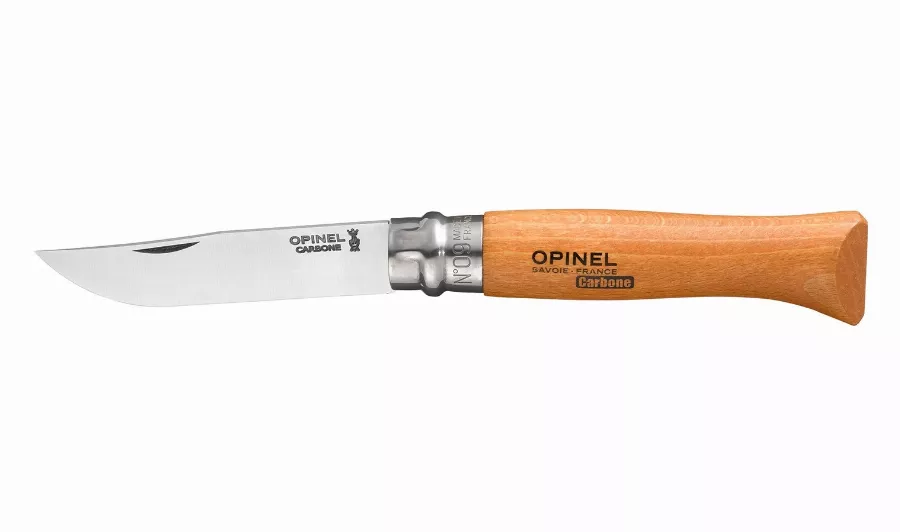 Couteau OPINEL N°9 Lame Carbone avec bague de sécurité - 113090
