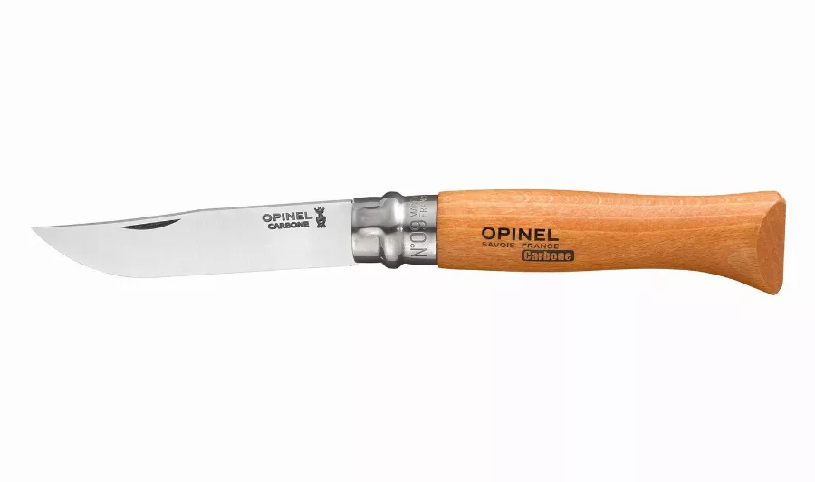Couteau OPINEL N°9 Lame Carbone avec bague de sécurité - 113090 Couteau OPINEL N°9 Lame Carbone avec bague de sécurité - 113090