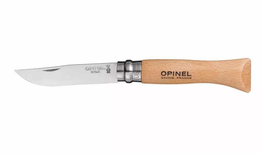 Couteau OPINEL N°6 Lame INOX avec bague de sécurité - 123060 Couteau OPINEL N°6 Lame INOX avec bague de sécurité - 123060