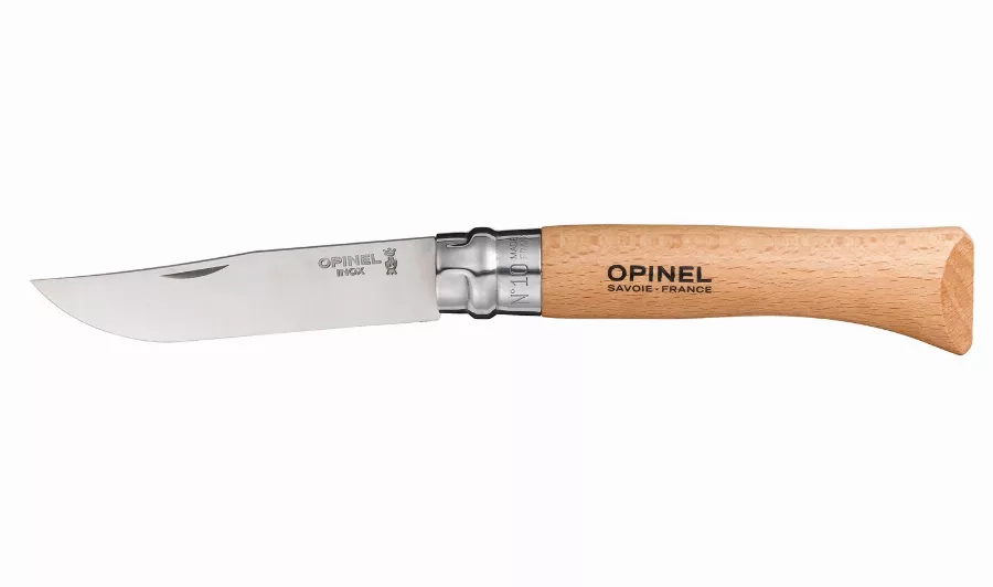 Couteau OPINEL N°10 Lame INOX avec bague de sécurité - 123100
