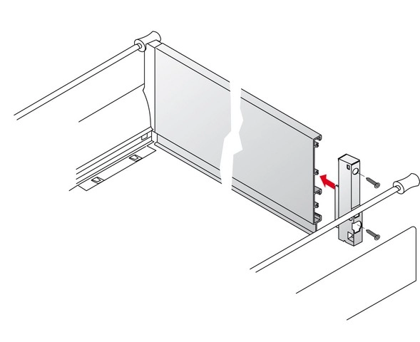 Paroi arrière Innotech HETTICH - L.2m H.144 - 13225