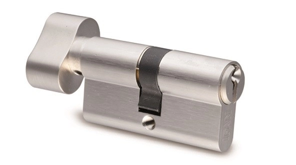 Cylindre IFAM F5S - à bouton - 10x30mm - nickelé - 1790 Cylindre IFAM F5S - à bouton - 10x30mm - nickelé - 1790