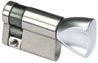 Demi-cylindre HG5 à bouton VACHETTE - Laiton nickelé - 30x10 mm - 00073011 Demi-cylindre HG5 à bouton VACHETTE - Laiton nickelé - 30x10 mm - 00073011