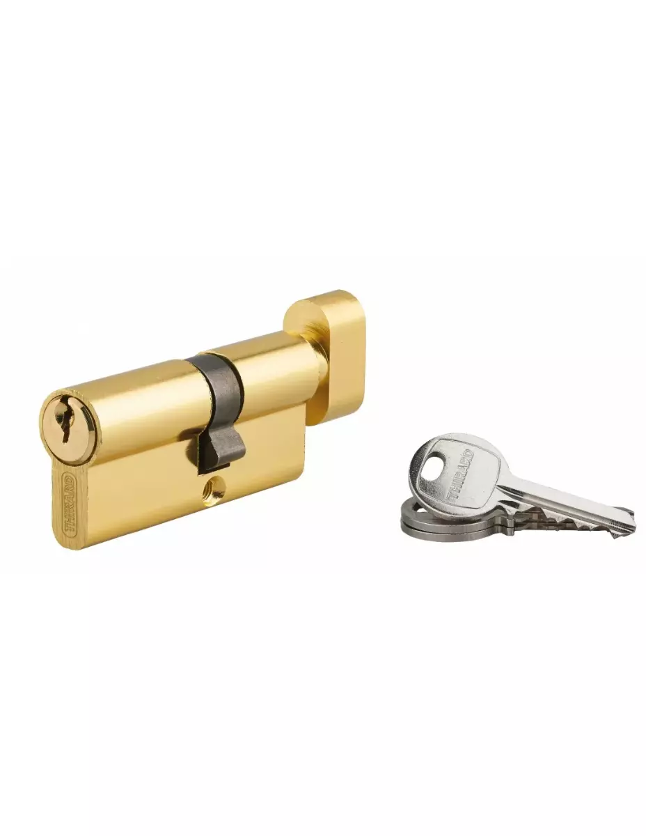 Cylindre à bouton Ecopro - Laiton - 30 x 40 - Entrouvrant - THIRARD - N0007779