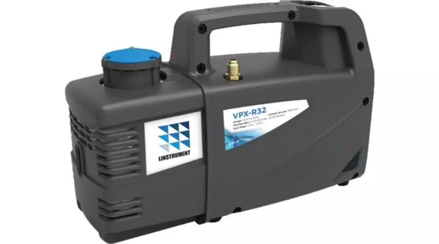 Pompe à vide double-étage 114 L/min + vacuomètre et électrovanne / VPX-240-R32 - LINSTRUMENT - 2002540 Pompe à vide double-étage 114 L/min + vacuomètre et électrovanne / VPX-240-R32 - LINSTRUMENT - 2002540