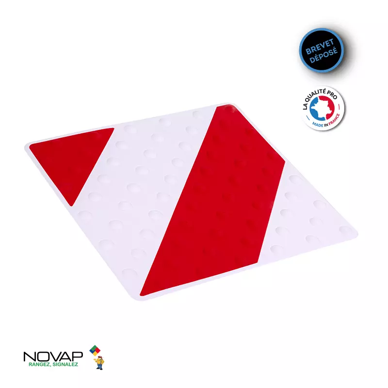 Dalles podotactiles intérieur et extérieur bi-couleur - NOVAP - 6102