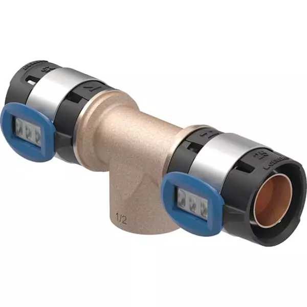 Té FlowFit filetage femelle - GEBERIT - 620.185 Té FlowFit filetage femelle - GEBERIT - 620.185