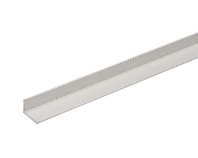 Cornière en aluminium à ailes inégales 25x15x1.5 mm DUVAL BILCOCQ - L.2 m - Argent - 41-0102-6252 