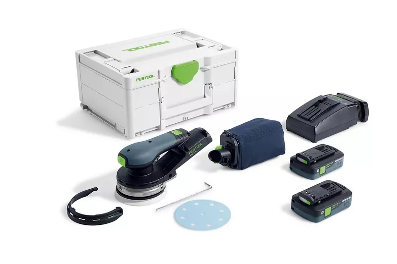 Ponceuse excentrique sans fil ETSC 2 125 4,0 I-Plus - FESTOOL -avec 2 batteries 18V 4.0 Ah - chargeur - Systainer - 577736 Ponceuse excentrique sans fil ETSC 2 125 4,0 I-Plus - FESTOOL -avec 2 batteries 18V 4.0 Ah - chargeur - Systainer - 577736
