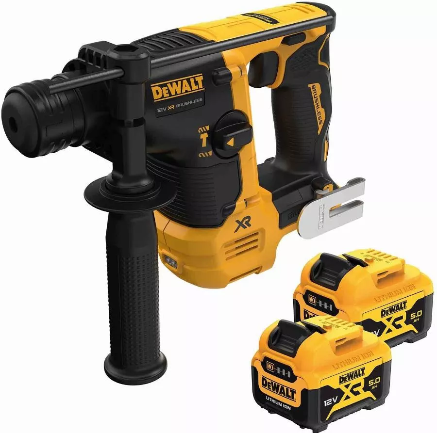 Perforateur SDS-Plus XR 12V 5Ah Li-Ion Brushless 1.1J DEWALT - DCH072P2-QW Perforateur SDS-Plus XR 12V 5Ah Li-Ion Brushless 1.1J DEWALT - DCH072P2-QW