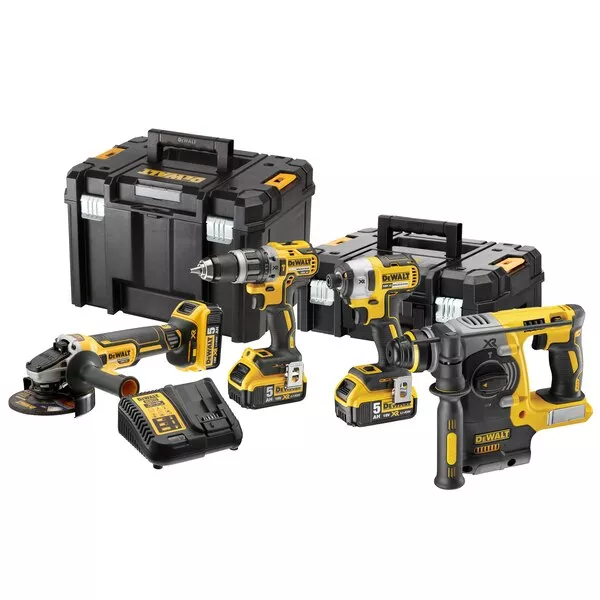 Kit 4 outils XR 18V 5Ah Li-Ion DEWALT - DCK422P3T-QW Kit 4 outils XR 18V 5Ah Li-Ion DEWALT - DCK422P3T-QW