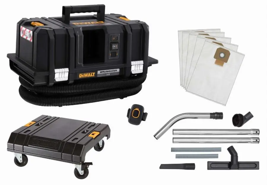 Aspirateur TSTAK XR Flexvolt 54V Brushless Eau et Poussières Classe M + Accessoires DEWALT - DCV586MK-XJ