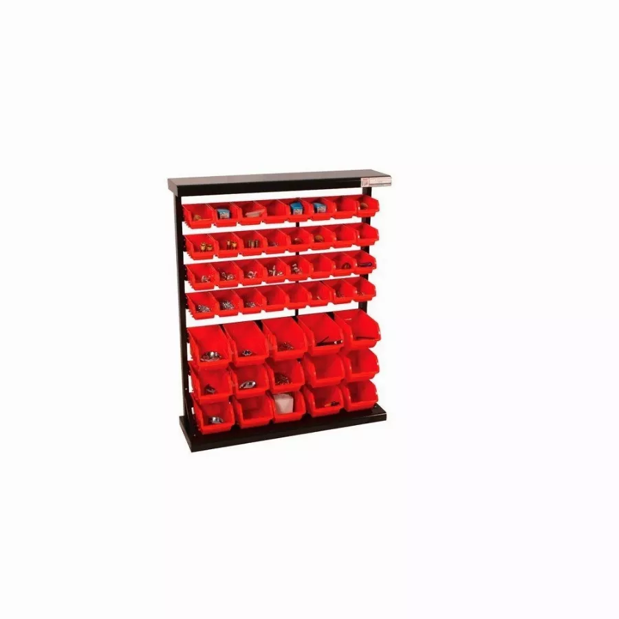 Étagère de rangement HOLZMANN 47 bacs en plastique - KSR94 Étagère de rangement HOLZMANN 47 bacs en plastique - KSR94