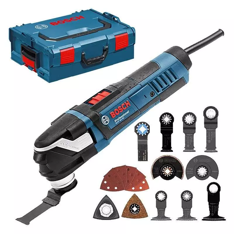Découpeur ponceur GOP40-30 Starlock Plus - 400W - BOSCH - avec15 accessoires en coffret - 0601231001 Découpeur ponceur GOP40-30 Starlock Plus - 400W - BOSCH - avec15 accessoires en coffret - 0601231001