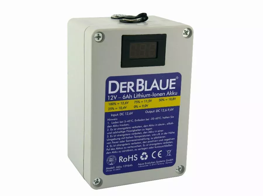 Batterie 12V 6Ah lithium DER BLAUE - 6
