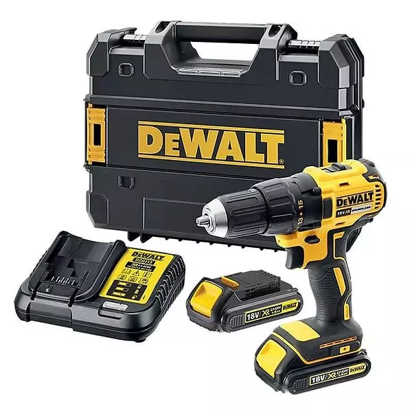 Perceuse visseuse sans fil + 2 x Batteries 1,5 Ah + Coffret T-STAK - DEWALT - DCD777S2T-QW Perceuse visseuse sans fil + 2 x Batteries 1,5 Ah + Coffret T-STAK - DEWALT - DCD777S2T-QW