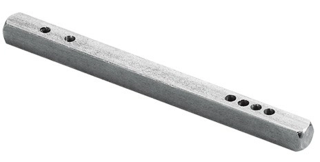 Tige carrée acier à trous 7/70 VACHETTE - Carré 7 x L.70 mm - 227304 