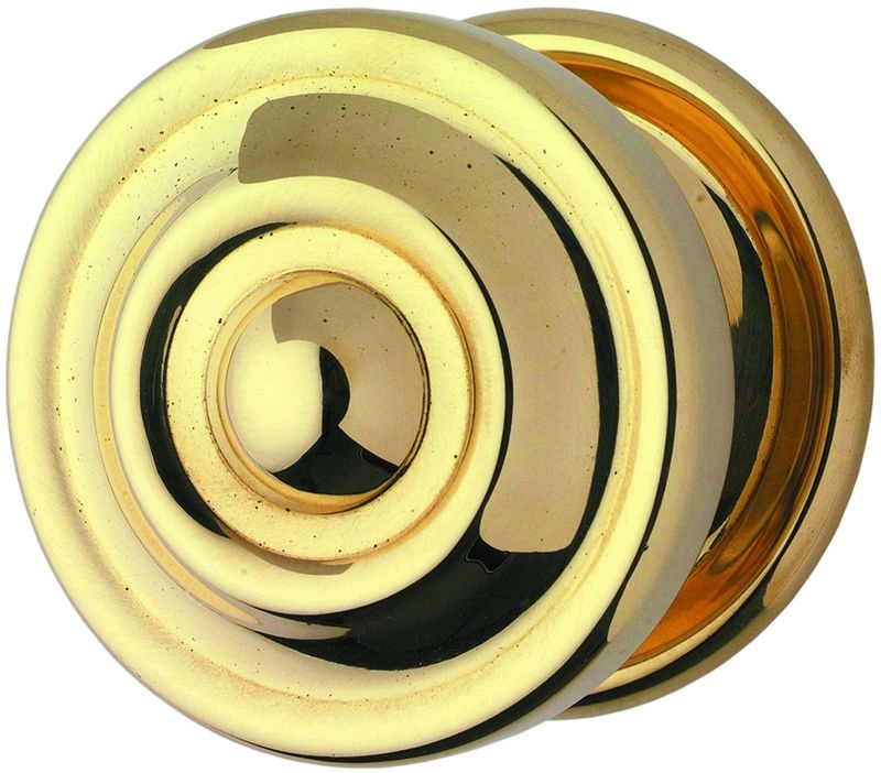 Bouton moulure N°146 Ø80 mm DEVISMES pour montage chaînette - Laiton poli - 146C80 Bouton moulure N°146 Ø80 mm DEVISMES pour montage chaînette - Laiton poli - 146C80