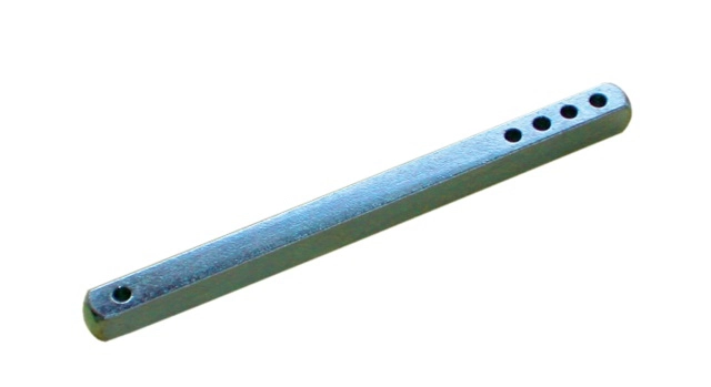 Tige carrée percée acier DUBOIS SAS 7x120 mm - 10448