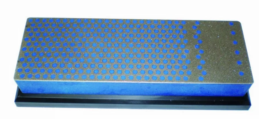 Pierre de poche diamantée pour affûtage VIRUTEX - 110 x 23 x 5 mm - Moyen bleu - FWC Pierre de poche diamantée pour affûtage VIRUTEX - 110 x 23 x 5 mm - Moyen bleu - FWC