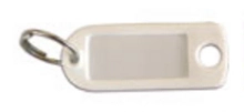 Porte-clé plastique WILMART - Blanc - 14604
