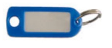 Porte-clé plastique WILMART - Bleu - 14605