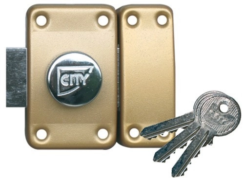 Verrou City art 25 à bouton - Cylindre 80 mm s'entrouvrant sur N V04 - 13020801V04 Verrou City art 25 à bouton - Cylindre 80 mm s'entrouvrant sur N V04 - 13020801V04