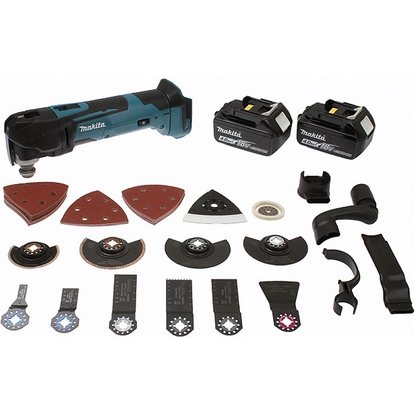 Découpeur-ponceur multifonctions MAKITA 18V 4.0 Ah - 2 batterie 4.0Ah chargeur - DTM51RMJX3 Découpeur-ponceur multifonctions MAKITA 18V 4.0 Ah - 2 batterie 4.0Ah chargeur - DTM51RMJX3