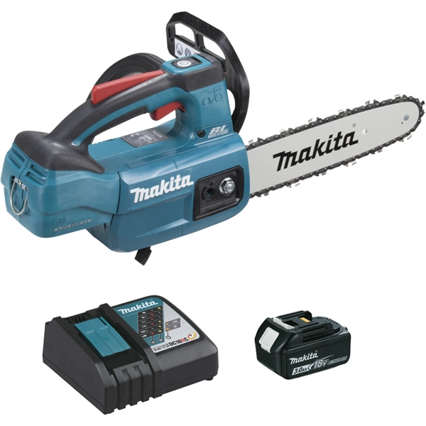 Tronçonneuse d'élagage 18V LXT 25cm MAKITA - avec 1 batterie 18V 3.0Ah - chargeur - DUC254F