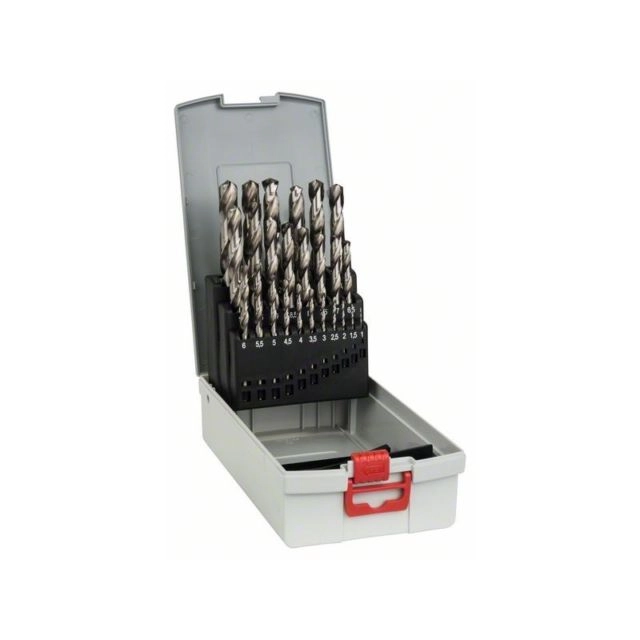 Set de 25 forets à métaux rectifiés HSS-G Robust-lines - Ø1 à 13mm - BOSCH - 2608587017 Set de 25 forets à métaux rectifiés HSS-G Robust-lines - Ø1 à 13mm - BOSCH - 2608587017