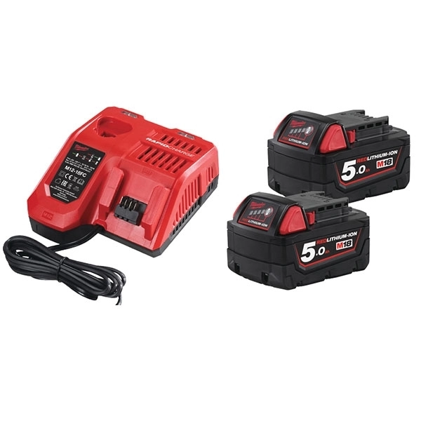 Pack NRJ 18V 5.0Ah Red Li-Ion M18NRG502 - 4933459217