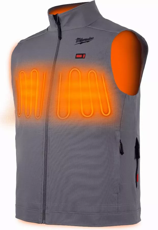 Gilet sans manches chauffant Toughshell MILWAUKEE Gris - Taille XXXL - 4932480105