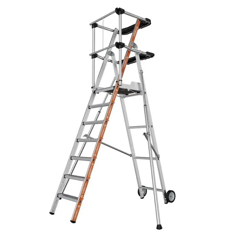 Plateforme individuelle roulante RAPTOR 7 marches - TUBESCA-COMABI - Hauteur de travail 3,63 m - Charge 150 kg - 02274107