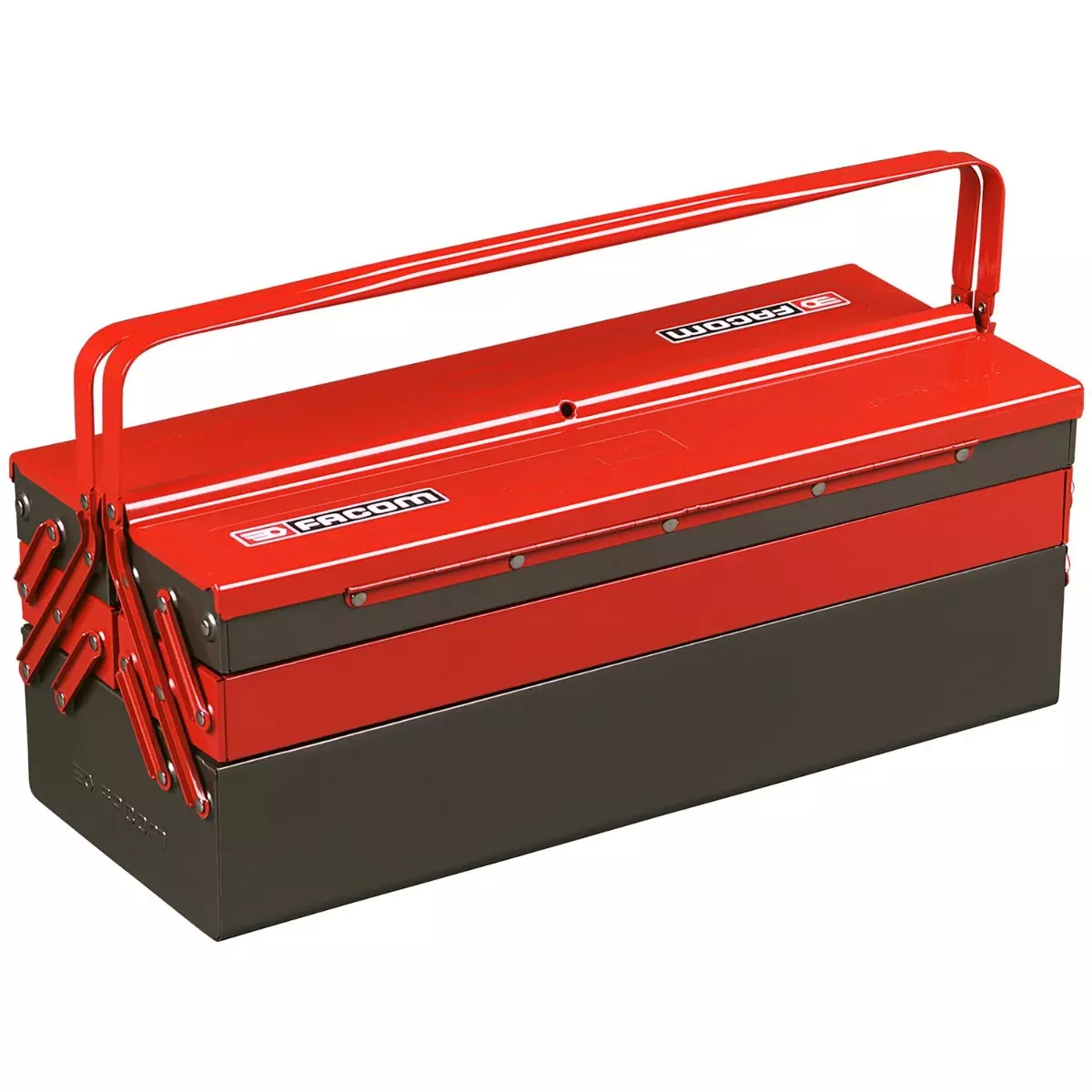 Boîte à outils métallique 5 cases - grand volume - FACOM -  BT.13GPB
